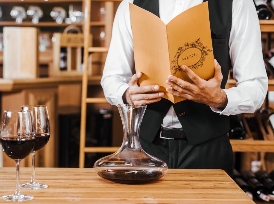 cómo leer una carta de vinos